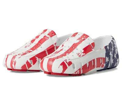 Floafers Prodigy Driver Print (toddler/little Kid/big Kid) Kid's Shoes Old Glory : 4 Toddler M, Rubber/vinyl
