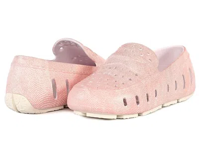 Floafers Prodigy Driver Print (toddler/little Kid/big Kid) Kid's Shoes Pink Denim/bright White : 1 Little Kid