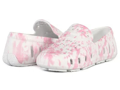 Floafers Prodigy Driver Print (toddler/little Kid/big Kid) Kid's Shoes Pink Tie Dye/bright White : 12 Little 