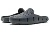 Floafers Sunset Slide Men's Black Asphalt Slip-on Comfort Loafer Sandals Khd250