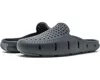 Floafers Sunset Slide Men's Black Asphalt Slip-on Comfort Loafer Sandals Khd250 In Black