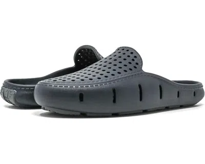 Floafers Sunset Slide Men's Black Asphalt Slip-on Comfort Loafer Sandals Khd250