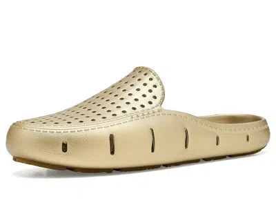 Floafers Sunset Slide Metallic Shoes Gold Metallic/gum :