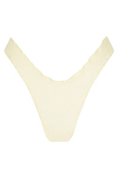 Floating Swim Women's Neutrals Havana Bottom - Lime Cream Crinkle In White