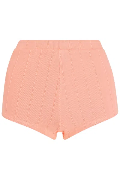 Floating Swim Women's Orange Katakolon Short - Peach Crinkle