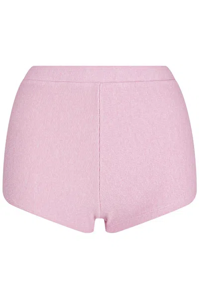 Floating Swim Women's Pink Katakolon Short - Berry Shake Waffle Knit