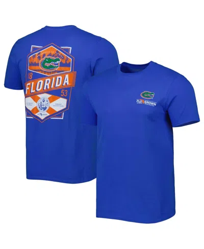 Flogrown Men's Royal Florida Gators Double Diamond Crest T-shirt