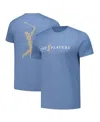 Flomotion Men's And Women's Denim The Players Toothy Goldman T-shirt In Denim