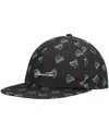 Flomotion Men's  Black Toothy Snapback Hat In Black