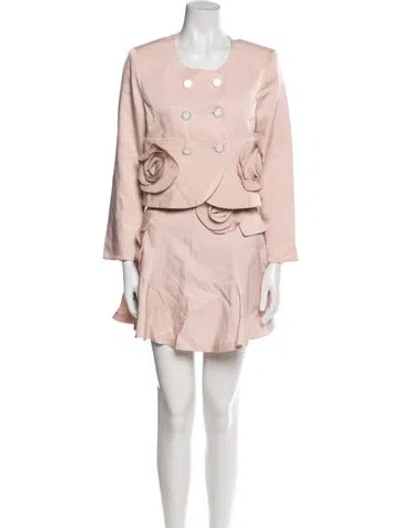 Pre-owned Flonaked Skirt Set In Pink