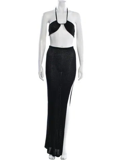 Pre-owned Flook Skirt Set In Black