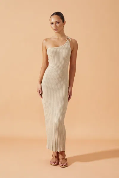 Flook The Label Axelle Dress Caramel In Neutral