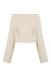 Flook The Label Callie Top Stone In Neutral