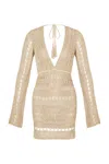 Flook The Label Dakari Dress Marble In Neutral