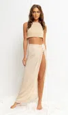 Flook The Label Ellie Crop Top Honey In Neutral