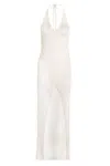 Flook The Label Harley Wrap Dress Cream In White