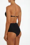 Flook The Label Haven High Waisted Brief Black In Black