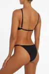 Flook The Label Kiari Brief Black Mesh In Black