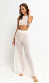 Flook The Label Lexi Top &amp; Mackenzie Pant Set In White