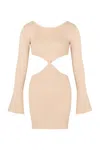 Flook The Label Lola Dress Light Apricot In Pink