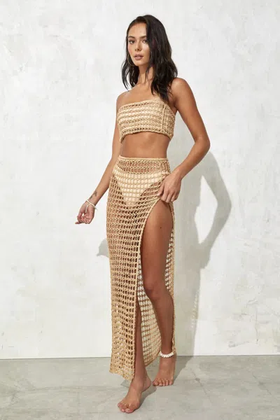 Flook The Label Malia Set Golden Sand In Neutral
