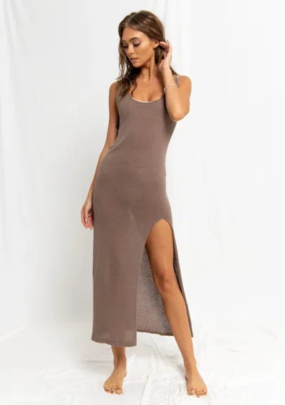 Flook The Label Shani Dress Fawn In Neutral