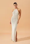 Flook The Label Tilia Dress Stone In White