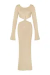 Flook The Label Zeyna Dress Sand In Neutral
