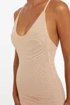 Flook The Label Zoey Slip Dress Nude In Neutral