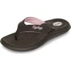 Floopi Cushion Flip Flop Sandal In Black