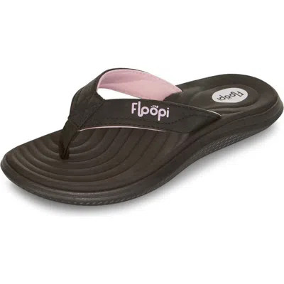 Floopi Cushion Flip Flop Sandal In Black