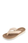 Floopi Faux Leather Thong Sandal