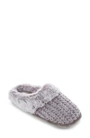 Floopi Faux Shearling Lined Slipper In Gray