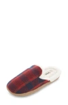 Floopi Faux Shearling Lined Slipper In Red