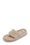 Floopi French Terry Flip Flop In Brown