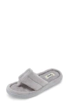 Floopi French Terry Flip Flop In Gray
