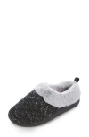 Floopi Knit Faux Fur Lined Slipper In Black