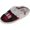 Floopi Mama Bear Faux Shearling Lined Slide Slipper In Red
