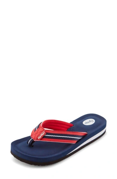 Floopi Molded Cushioned Flip Flop In Navy