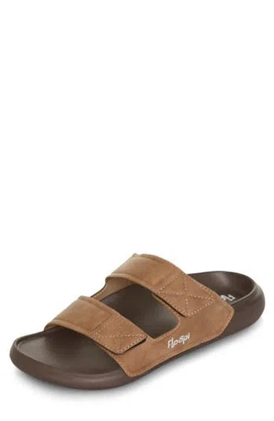 Floopi Slide Sandal In Brown