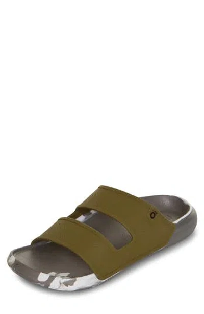 Floopi Slide Sandal In Green