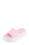 Floopi Terry Platform Slide Sandal In Multi