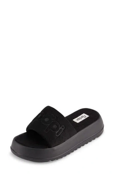Floopi Terry Platform Slide Sandal In Multi
