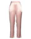 Floor Woman Pants Blush Size L Viscose In Pink