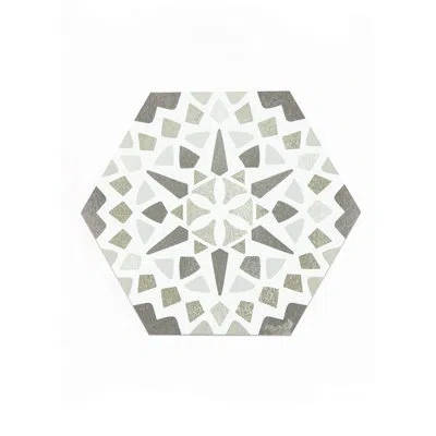 Floorpops 10" X 9" X 25mm Vinyl Tile In Gray