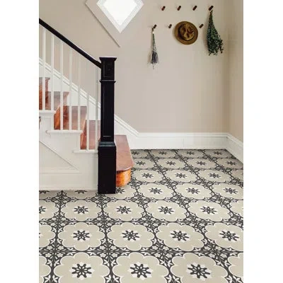 Floorpops 12" X 12" X 0.06mm Tile In Black