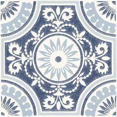 Floorpops 12" X 12" X 0.06mm Tile In Blue