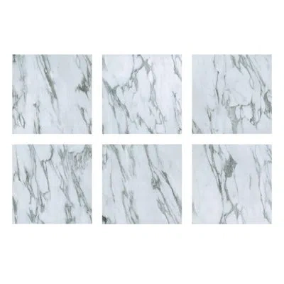 Floorpops 12" X 12" X 1.52mm Vinyl Tile In Off White;blanc Cassé