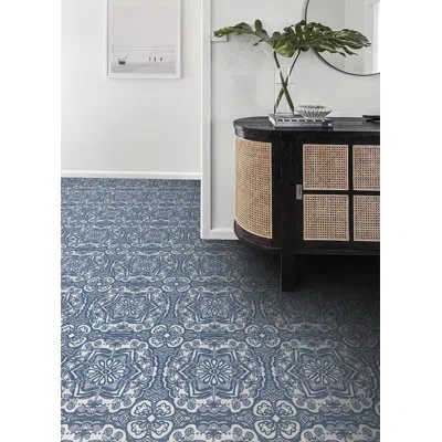 Floorpops 12" X 12" X 2.76mm Vinyl Tile In Blue