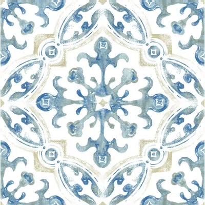 Floorpops 12" X 12" X 3.81mm Vinyl Tile In Blue